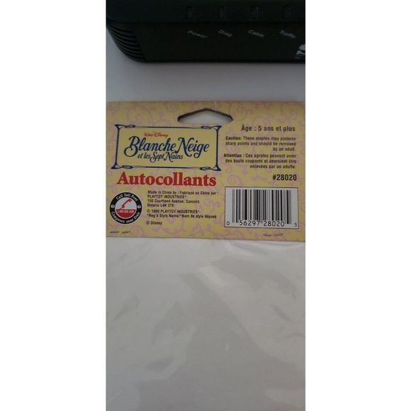 Rare Vintage Disney's Snow White And The Seven Dwarfs Puffy Stickers She… - Picture 4 of 6